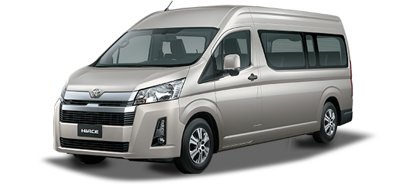 Toyota Hiace van for 7-9 passengers