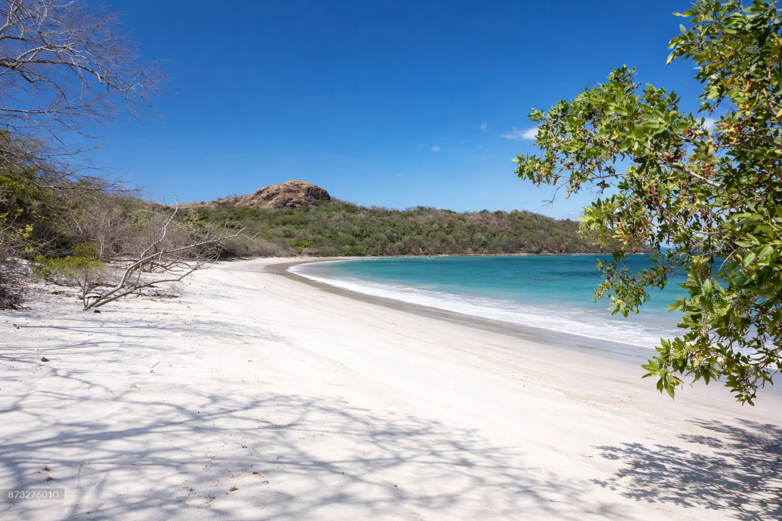 White sand beach in Guanacaste
